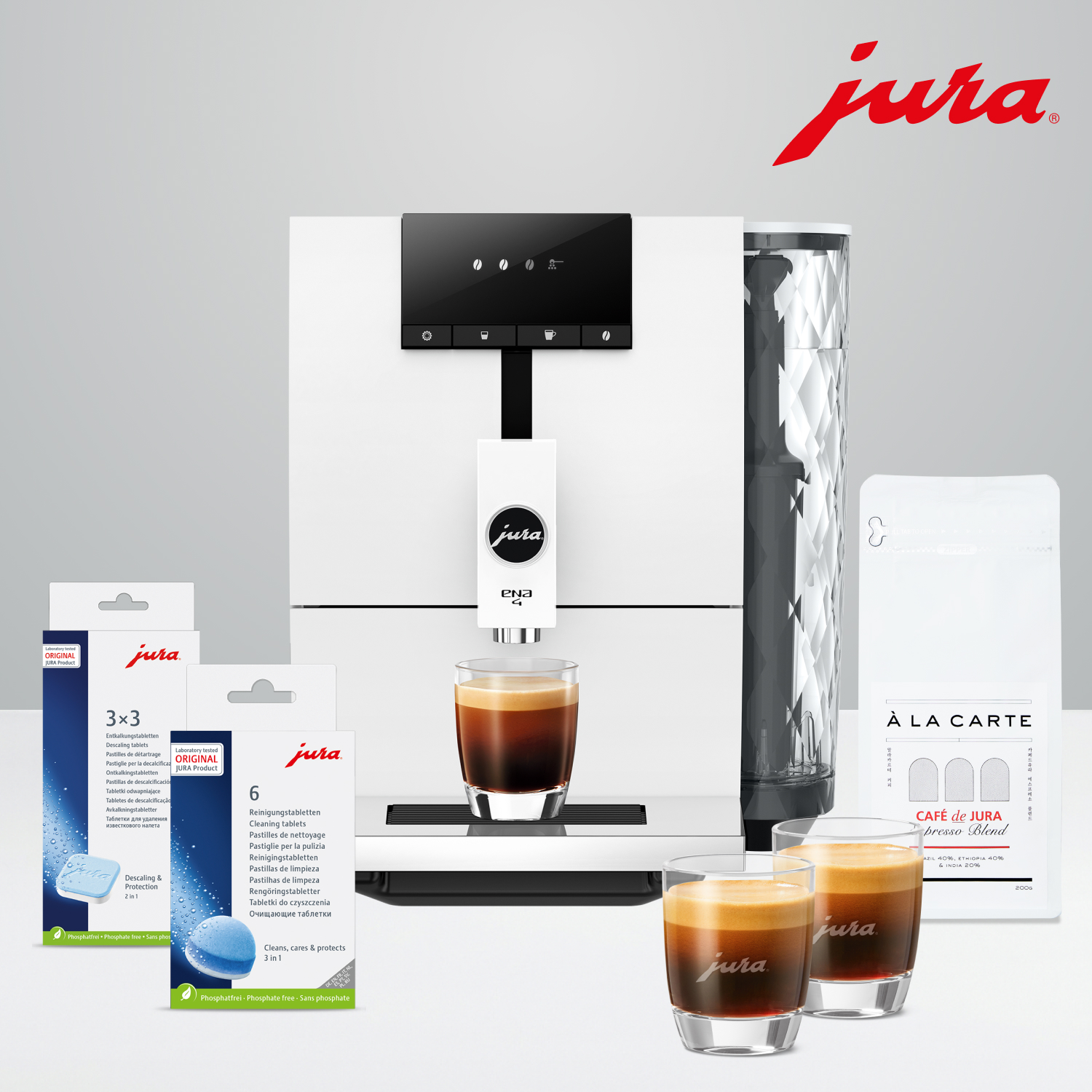 [홈카페 입문패키지] 전자동 커피머신 NEW ENA4 WHITE / 홈 바리스타 에디션