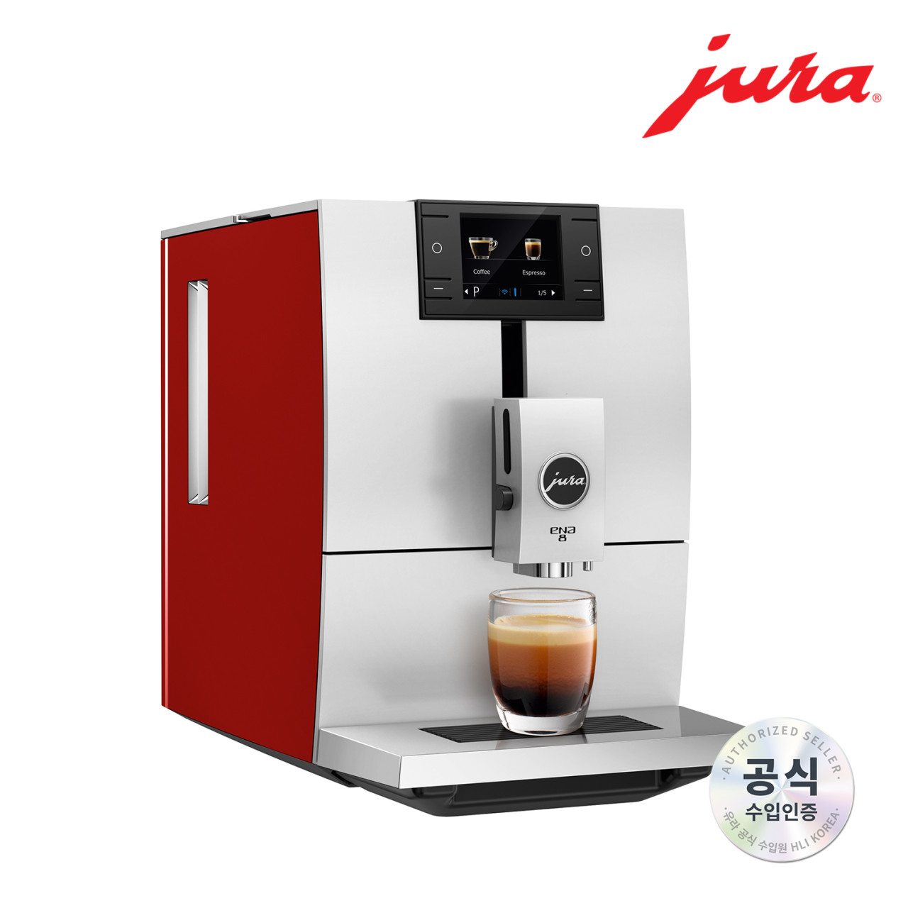 JURA [단종 특가] 전자동 커피머신 ENA8_Sunset Red