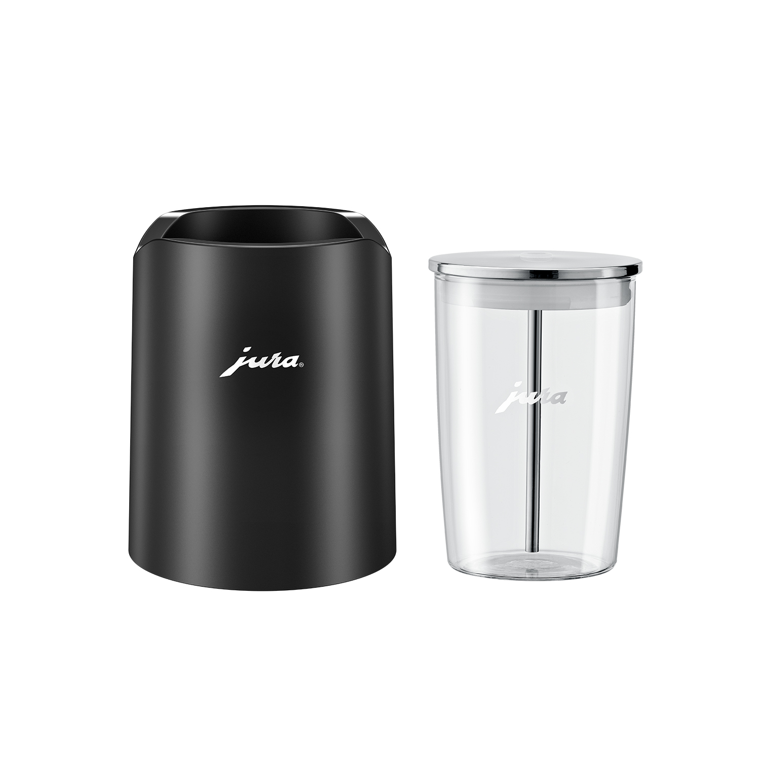 글라세트(블랙)+글라스 밀크 컨테이너