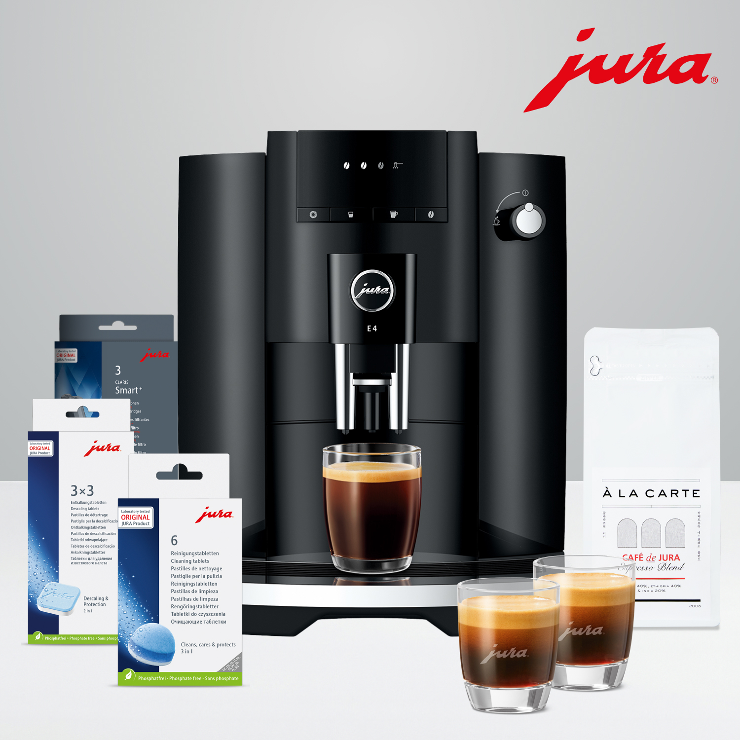 [홈카페 입문패키지] 전자동 커피머신 E4 BLACK / The Black Noble