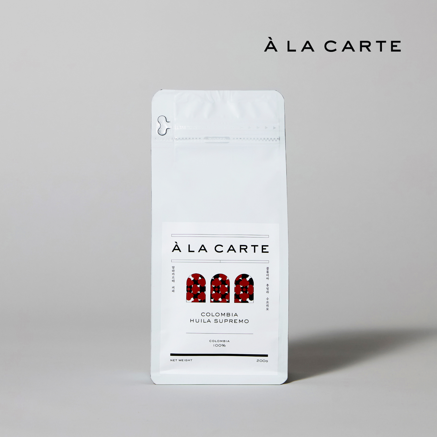 a la carte 싱글오리진 콜롬비아 후일라 수프리모 200g x 10개