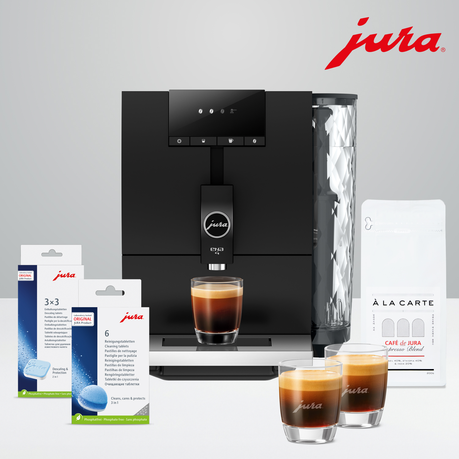 [홈카페 입문패키지] 전자동 커피머신 NEW ENA4 BLACK / 홈 바리스타 에디션